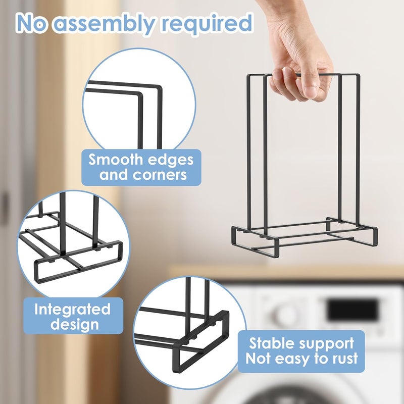 windforgecraft 2 Pcs Hanger Organizer, Hanger Stacker, Space-Saving Hanger Holder, Portable Hanger Holder Stand, Clothes Hanger Storage Rack Large Capacity Hanger Holder Stand for Laundry and Wardrobe - Image 4