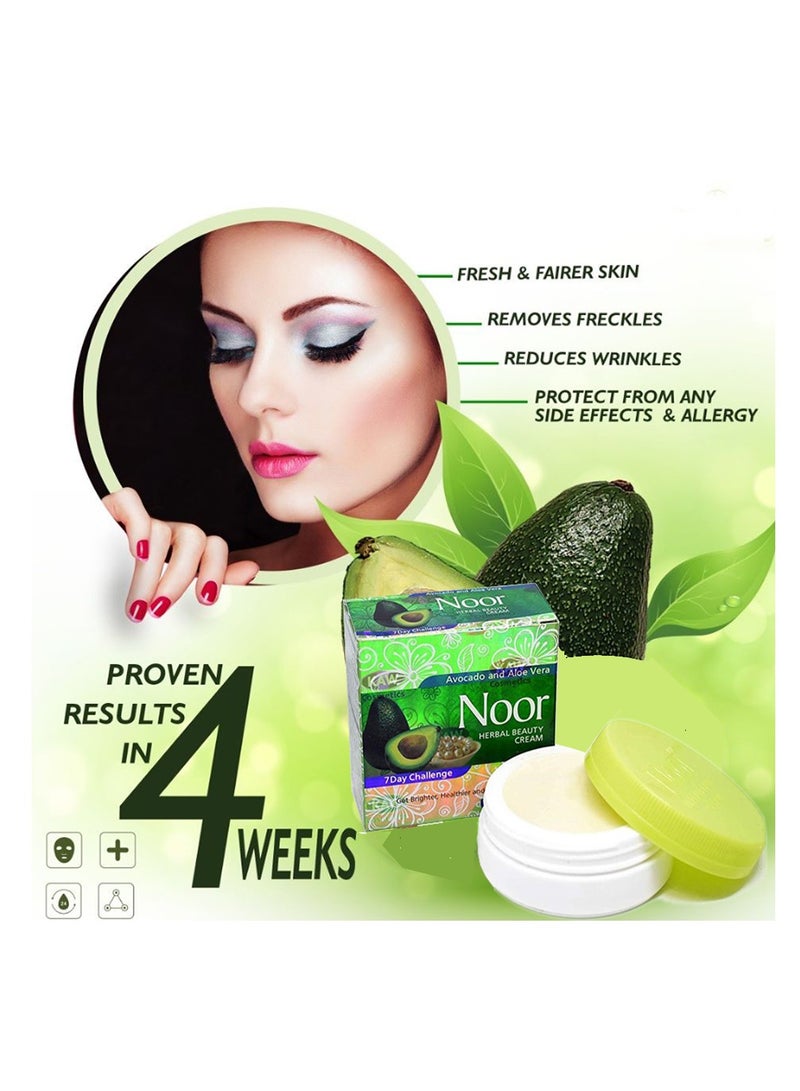 نور كريم ترطيب الجمال العشبي 100 غرام - Image 1