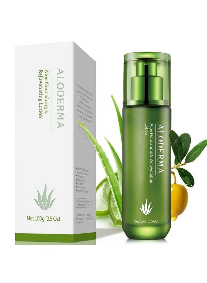 Aloderma - Firming Facial Moisturizer With 76% Organic Aloe Vera Nourishing Face Lotion For Women & Men With Jojoba Oil Natural Skin Firming Lotion Reduce The Appearance Of Fine Lines And Wrinkles - Image 1