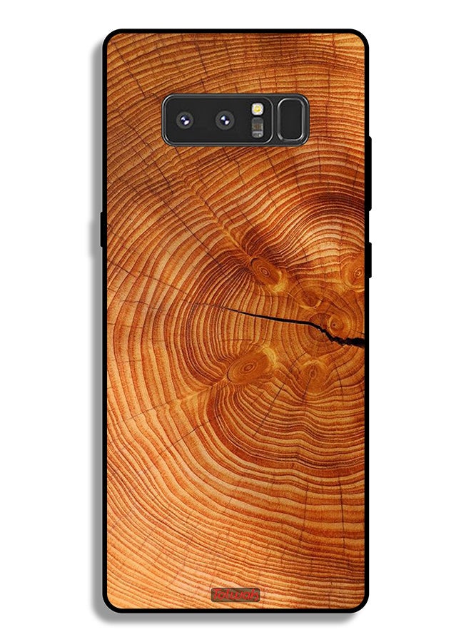 Tolwak Samsung Galaxy Note 8 Protective Case Cover Crack Wood - Image 2