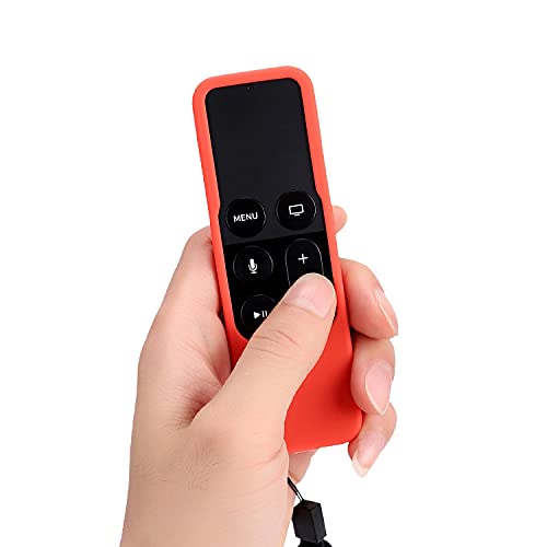 Akwox Apple TV Siri Remote Case with Lanyard (Rose Red) - 4th/5th Gen - Image 5