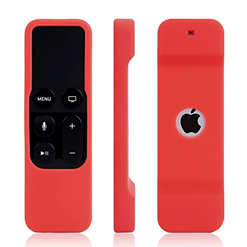 Akwox Apple TV Siri Remote Case with Lanyard (Rose Red) - 4th/5th Gen - Image 3