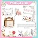 Gaiaring 38 Pcs Adopt A Pet Bunny Party Favors Include 12 Mini Plush Easter Bunny 12 Foldable Boxes 12 Adopt Bunny Cards 1 Adopt Sign 1 Adopt Fence for Adopt A Pet PartyClassic - Image 4