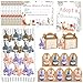 Gaiaring 38 Pcs Adopt A Pet Bunny Party Favors Include 12 Mini Plush Easter Bunny 12 Foldable Boxes 12 Adopt Bunny Cards 1 Adopt Sign 1 Adopt Fence for Adopt A Pet PartyClassic - Image 2