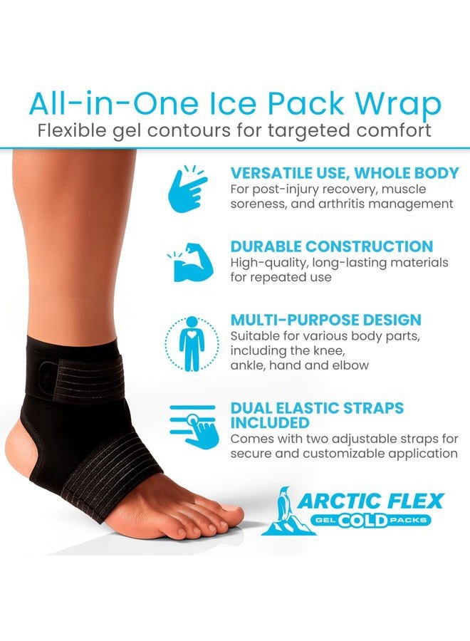 Arctic Flex Artic Flex Multi-Purpose Ice Pack Wrap for Injuries Reusable Universal - Soft Flexible Gel for Hot & Cold Therapy for Pain Relief - Back, Knee, Calf, Elbow Foot & Hand Pain - Post-Surgery & Sports - Image 2