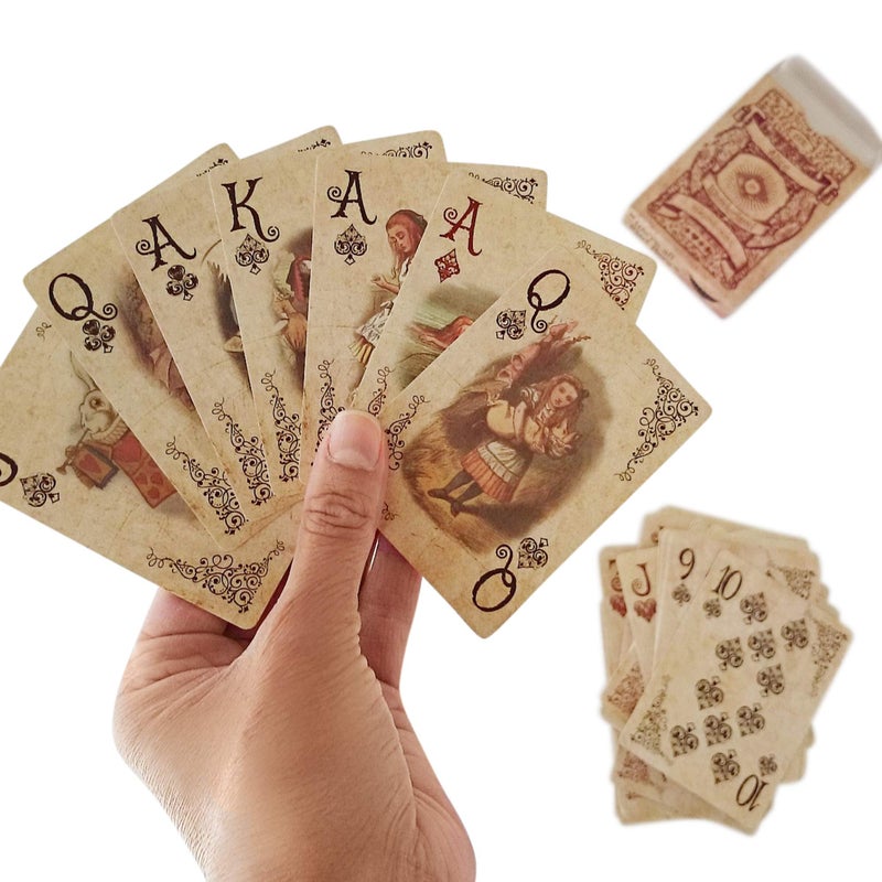 ASVP Shop Alice In Wonderland Playing Cards - Full Set is Ideal for Themed Parties, Props, Theme, and Games - Image 4