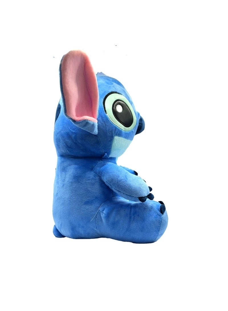 Stitch Plush Cuddly Toy for Kids – 35 x 35 cm Soft Stuffed Animal Inspired by Lilo and Stitch – Adorable Floppy Ears Plush Toy for Children – Ultra-Soft Fabric for Cuddling, Sleeping, and Imaginative Playtime - Image 3