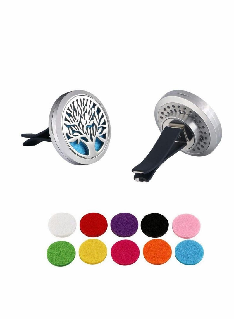 Y&D Aromatherapy Car Diffuser, Vent Clip Essential Oil Diffuser for Air Freshener, 11 Refill Pads - Image 2