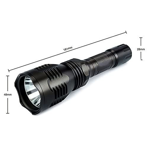 GRABOYY Red Light Flashlight Long Range Predator Light Flashlight with Charger Brightest Red Light for Night Hunting Fishing Astronomy - Image 4