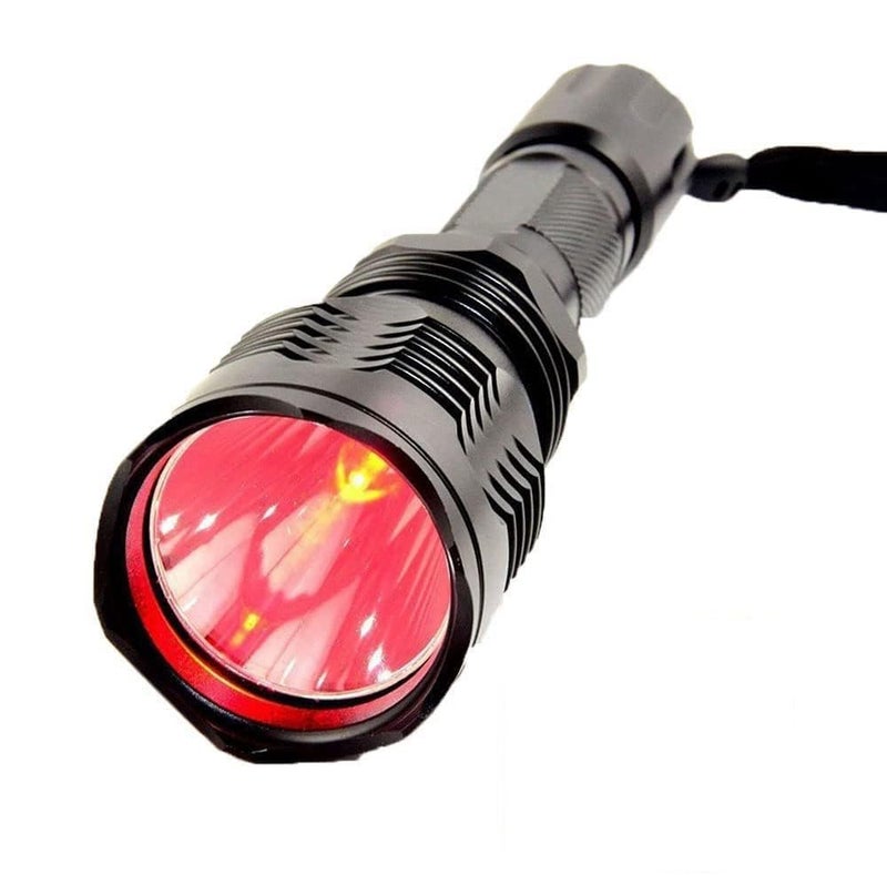 GRABOYY Red Light Flashlight Long Range Predator Light Flashlight with Charger Brightest Red Light for Night Hunting Fishing Astronomy - Image 1