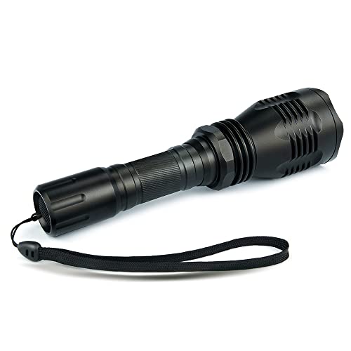 GRABOYY Red Light Flashlight Long Range Predator Light Flashlight with Charger Brightest Red Light for Night Hunting Fishing Astronomy - Image 2