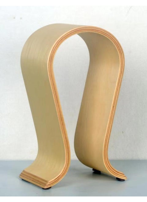 Dark Wood Headphone Stand DisplayLog Color Log Color
