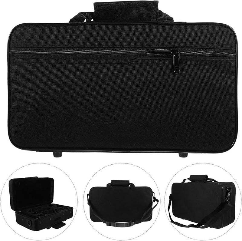 Oxford Cloth Portable Clarinet Carrying Case with Handle for Travel Musicians - Image 4