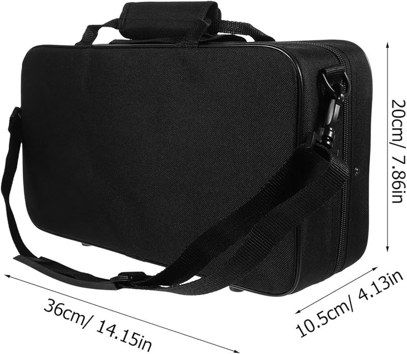 Oxford Cloth Portable Clarinet Carrying Case with Handle for Travel Musicians - Image 3