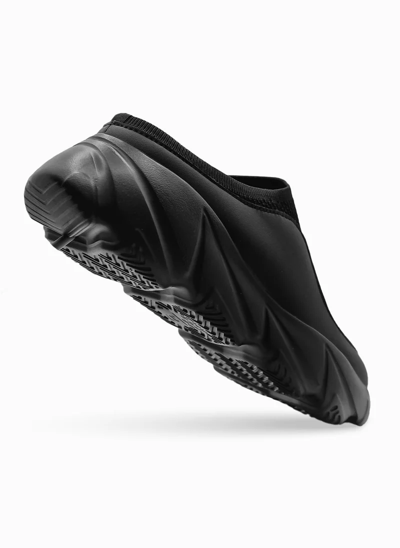 Duozoulu Black BR Oval Lightweight Comfort Clog  | Best Price UAE