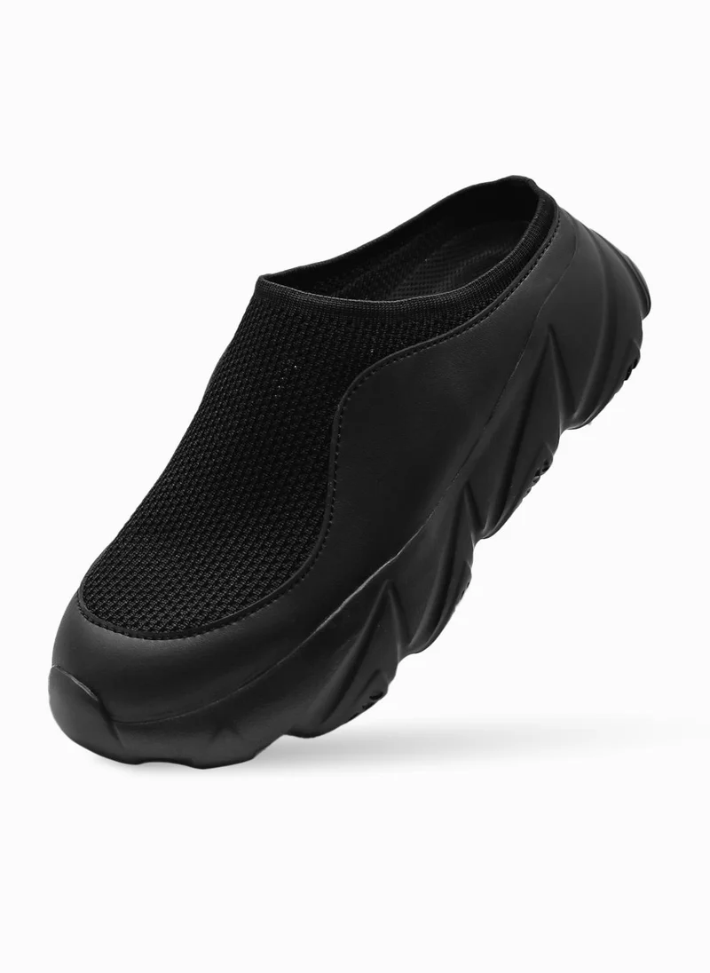 Duozoulu Black BR Oval Lightweight Comfort Clog  | Best Price UAE