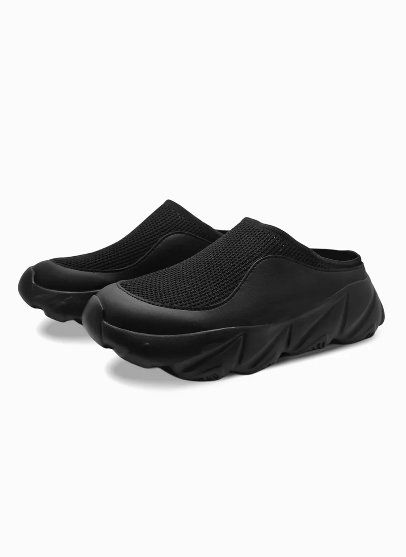 Duozoulu Black BR Oval Lightweight Comfort Clog  | Best Price UAE