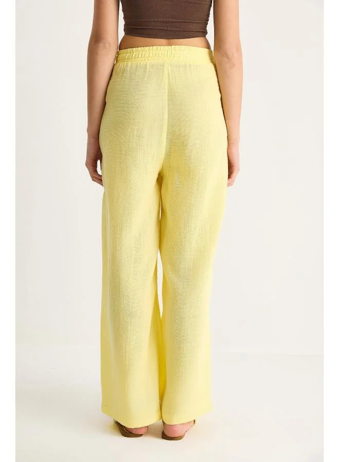 جينجر بنطلون مستقيم بقصة مستقيمة