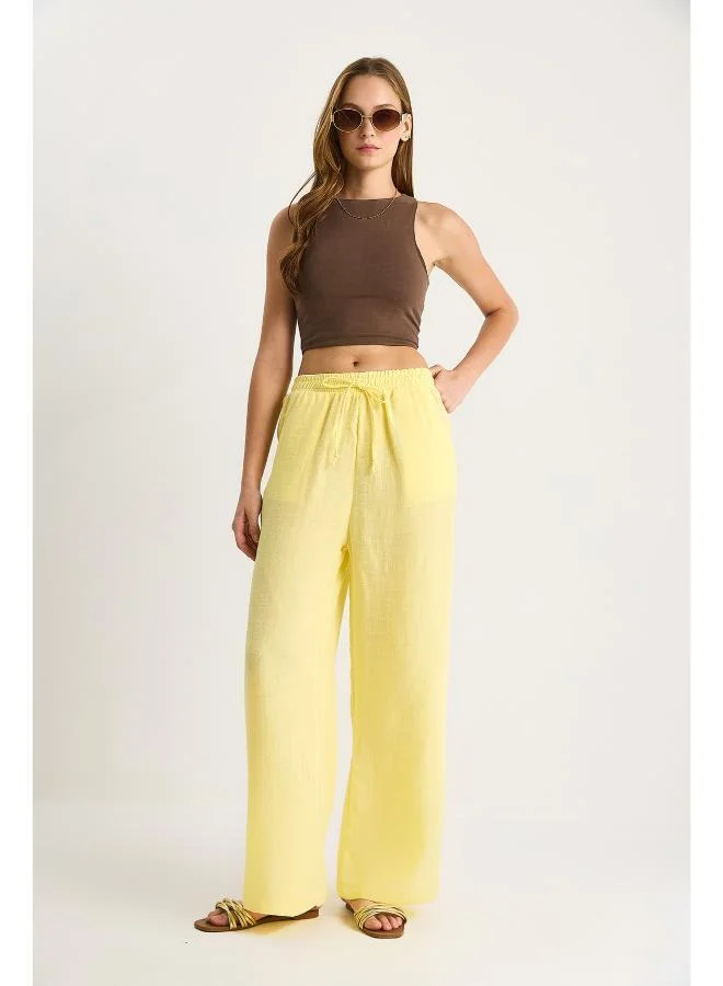 Ginger  Pullon Straight Fit Pants for Women | Best Price UAE