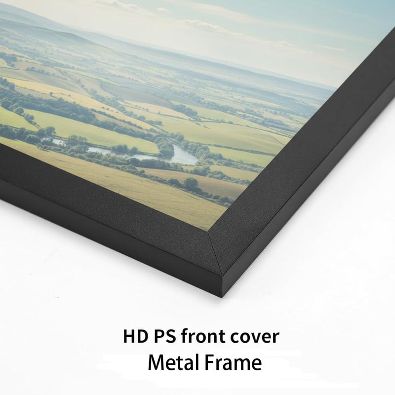 Lavezee 24x36 Poster Frame Black Display 24 x 36 Inch Photo Picture Frame for Wall, Metal 24 by 36 Frame for Wedding Christmas Birthday Thanksgiving Mother's Day - Image 4