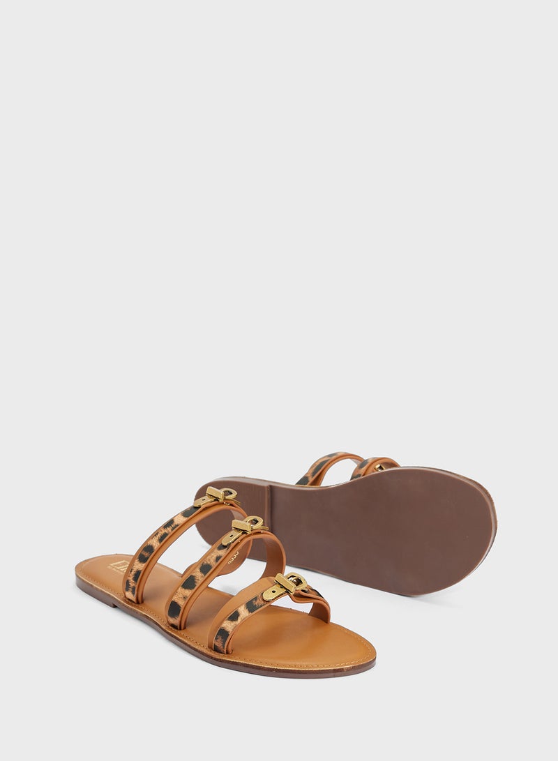 ELLA Triple Strap Casual Sandal  - Image 3