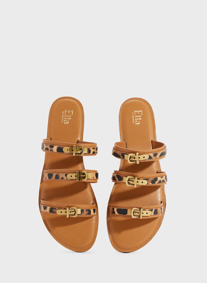 ELLA Triple Strap Casual Sandal  - Image 4