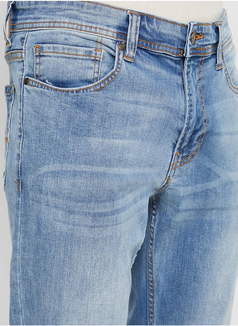 Lee Cooper Mid Wash Slim Fit Jeans  - Image 4