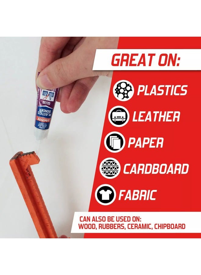 Loctite نظام لاصق بلاستيك لوكتايت 681925-6 مع منشط، أنابيب 2 جرام، علبة من 6 - Image 3