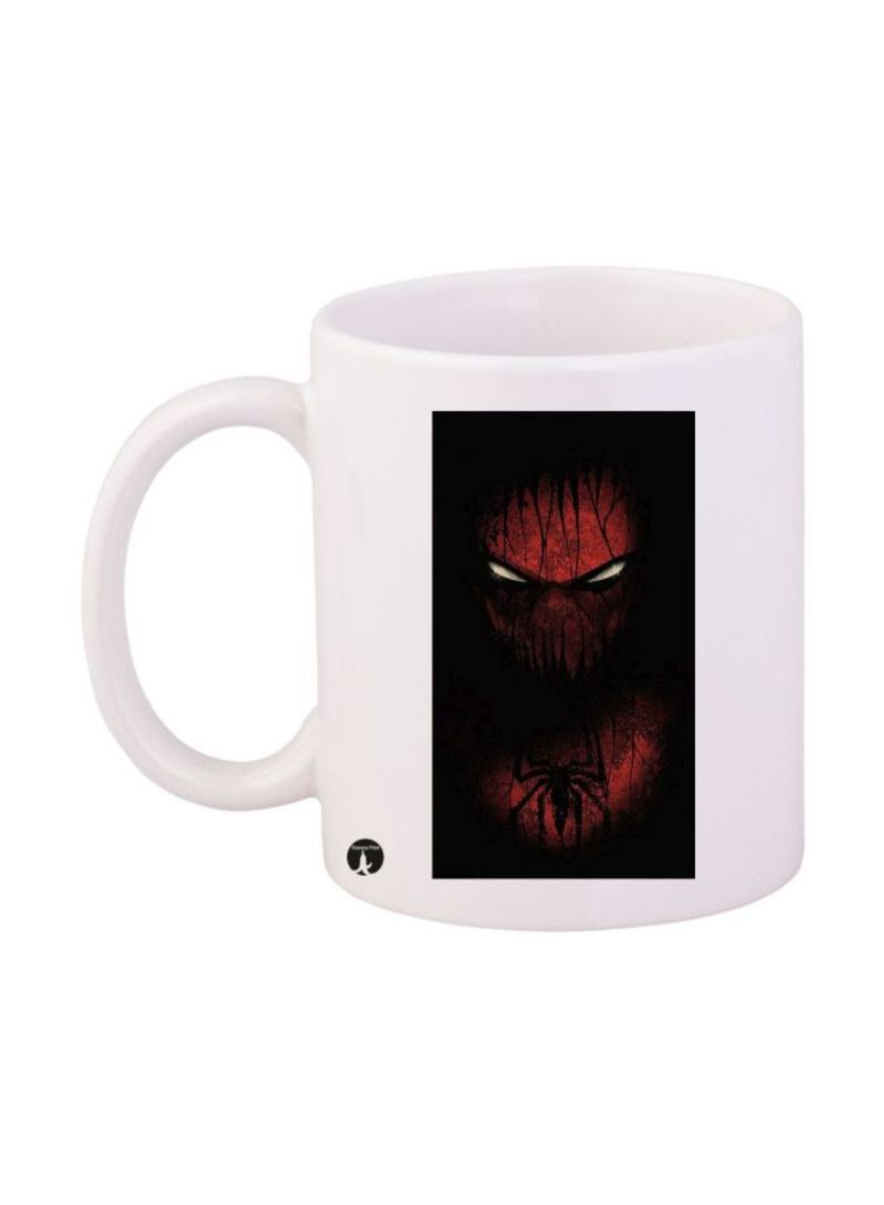RKN Spiderman Printed Mug White/Black/Red Standard Size