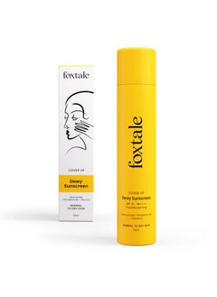 foxtale Niacinamide Dewy Sunscreen Spf 70 Pa++++ ; No White Cast ; Non Greasy ; Antitan Formula ; For Spot Depigmentation ; Men & Women ; 50 Ml  - Image 1