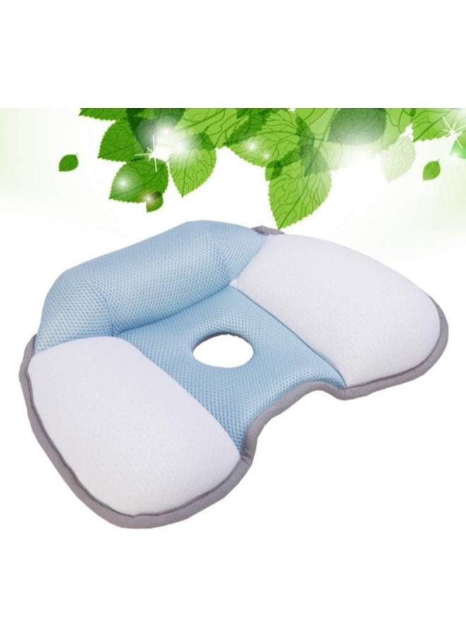 klarako - Tailbone Pain Relief Cushion, Breathable Reusable Lightweight Durable Comfortable Seat Cushion Sciatica Relief Pillow Tailbone Pillow- Worker for Office Chair Family 1pc (Blue) - Image 1