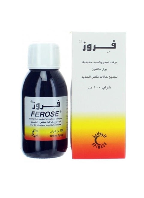Ferric Hydroxide Polymaltose Complex Syrup: Comprehensive Iron Deficiency Solution - 100ml