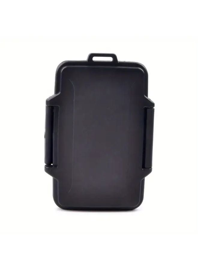 Durable Waterproof Shockproof Memory Card Storage Box Black Plastic Organizer - Image 3