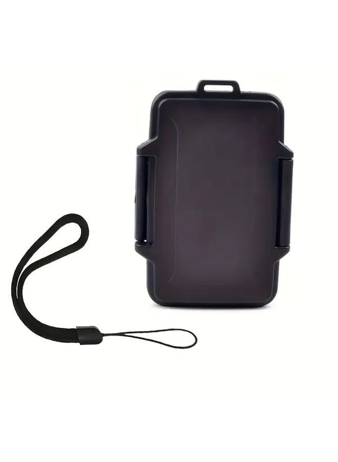 Durable Waterproof Shockproof Memory Card Storage Box Black Plastic Organizer - Image 4
