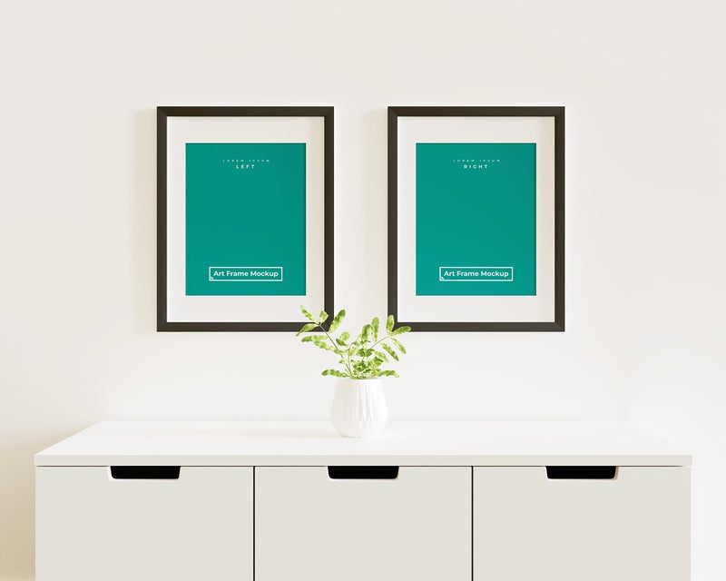 Picrit 8.5x11 Picture Frame Set of 4  Made of High Definition Real Glass  Display 6x8 with Mat or 8.5 x 11 Without Mat  Photo Frames for Wall Mounting or Table Top Display - Image 3