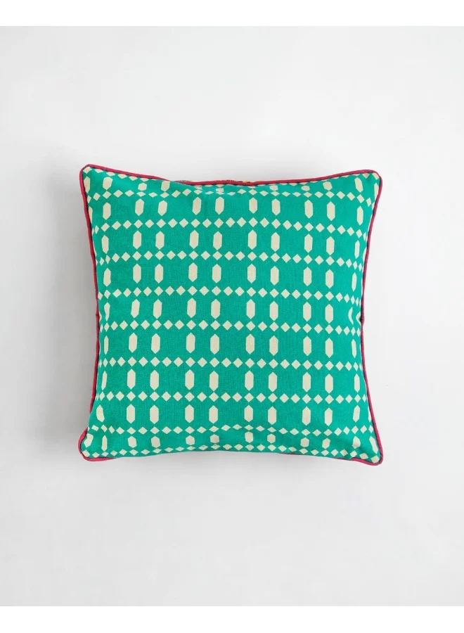 Chumbak Streets of Jaipur Kutch Cushion Covers - Set of 3, 16"