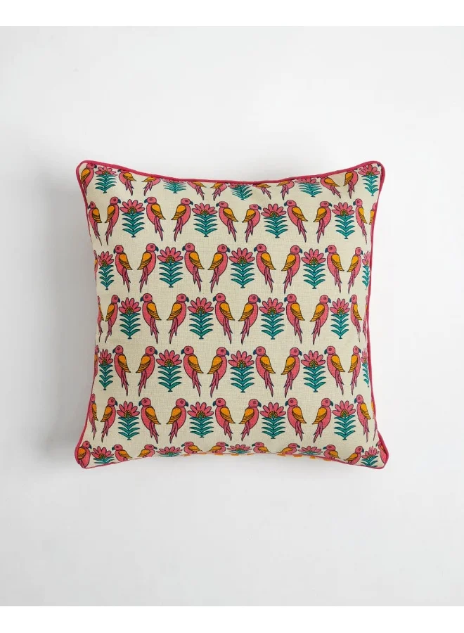 Chumbak Streets of Jaipur Kutch Cushion Covers - Set of 3, 16"