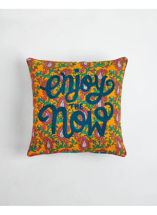 Chumbak Streets of Jaipur Kutch Cushion Covers - Set of 3, 16"