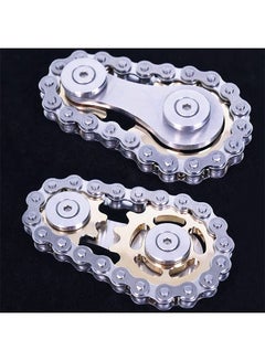 Mvaqklm Fidget Spinner Linkage Bike Chain Spinner Design 2 Gears Figity  Spin Finger Games Metal Stainless Steel Durable Mechanics With Smooth  Bearings Ksa | Riyadh, Jeddah
