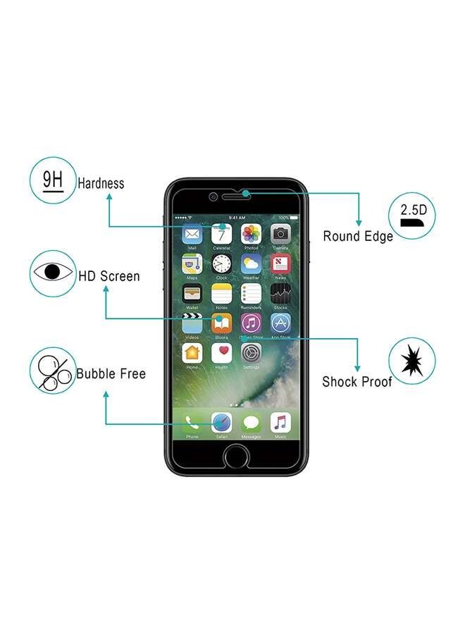 BORTONY Anti-Scratch Tempered Glass Screen Protector For Apple iPhone 8/7 Clear - Image 3