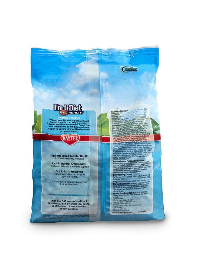 Kaytee Forti-Diet Pro Health Feather Health Parrot Food 5lb - Image 4
