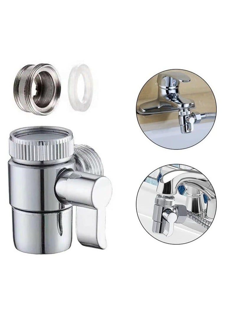 Ekdjkk Sink Sprayer Faucet Shower Head Set, Basin Handheld Shower Set With Recoil Hose For Bathroom Sink Hair Washing Utility Room Cleaning And Pet Shower  - Image 2