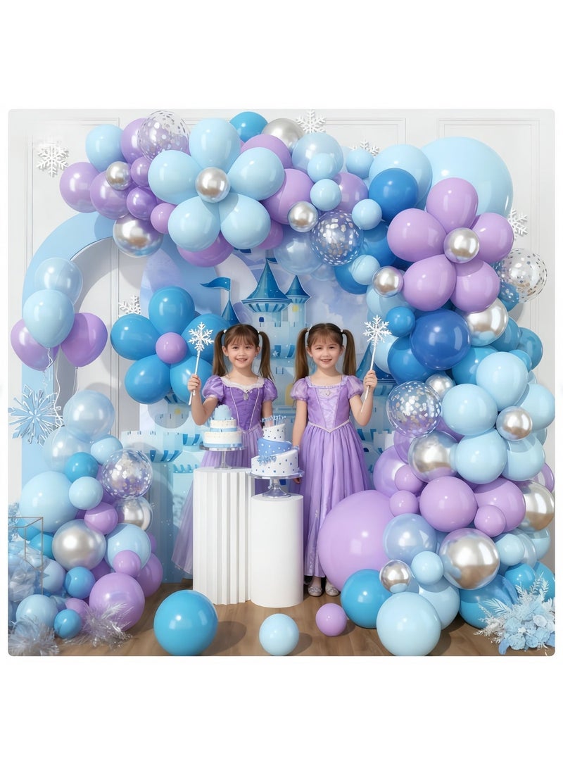 عالم البالونات مجموعة قوس بالونات لاتكس مجمدة مكونة من 98 قطعة - مثالية لحفلات التخرج، وحفلات استقبال المولود، وحفلات الزفاف، وأعياد الميلاد، وحفلات توديع العزوبية - مناسبة للاستخدام الداخلي والخارجي - Image 4