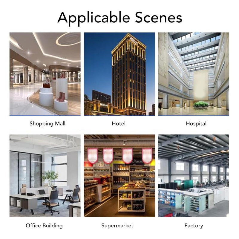 klarako TopSelling Exit Sign Light PC Dual Purpose for ABS Firefighting 265V LED Emergency Indicator – Bright, Durable, and Reliable Exit Signs with Lighting - Image 3