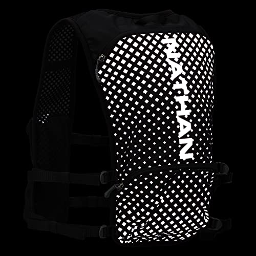 Nathan Hypernight QuickStart 2.0 4 Liter Hydration Pack w/ 1.5L Bladder, Reflective to Be Seen at Night, Front Water Bottle Pockets, Moisture Wicking, Unisex - Image 4