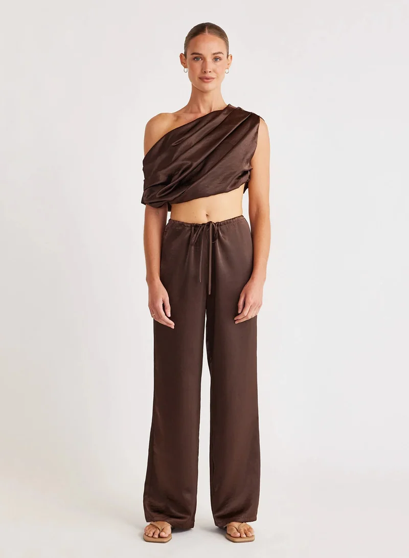 SNDYS Dove Drape Crop Top 2.0