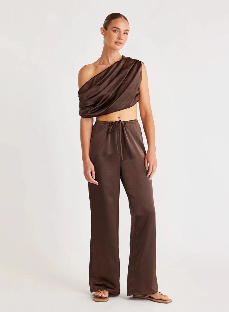 SNDYS Dove Drape Crop Top 2.0