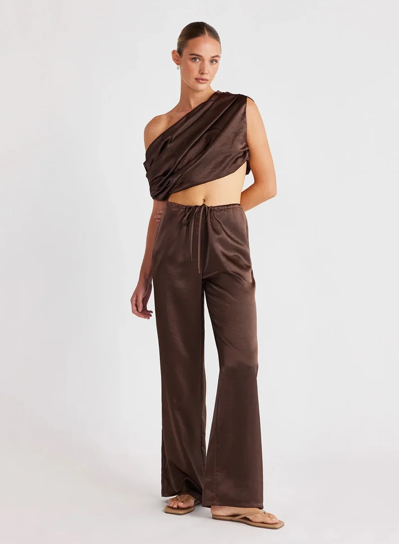 SNDYS Dove Drape Crop Top 2.0