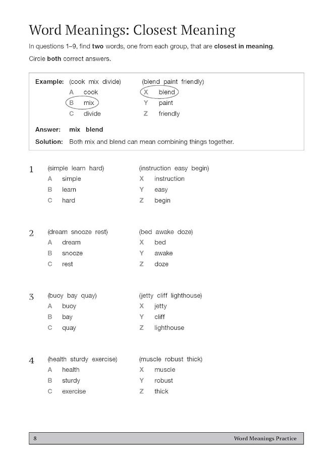 null - 11+ Verbal Reasoning Practice and Test for the GL - Image 1