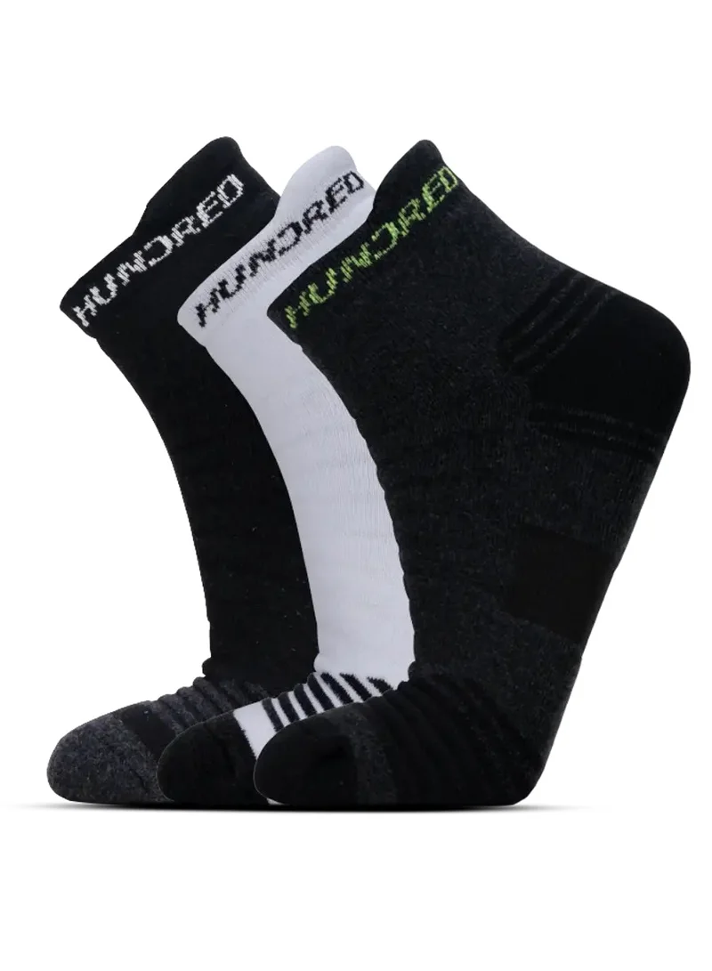 HUNDRED 3 In 1 Assorted Pack Socks (Hbas-3M056-T)